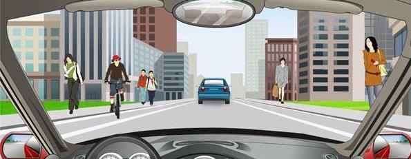 在这段城市道路上行驶的最高速度不能超过多少?